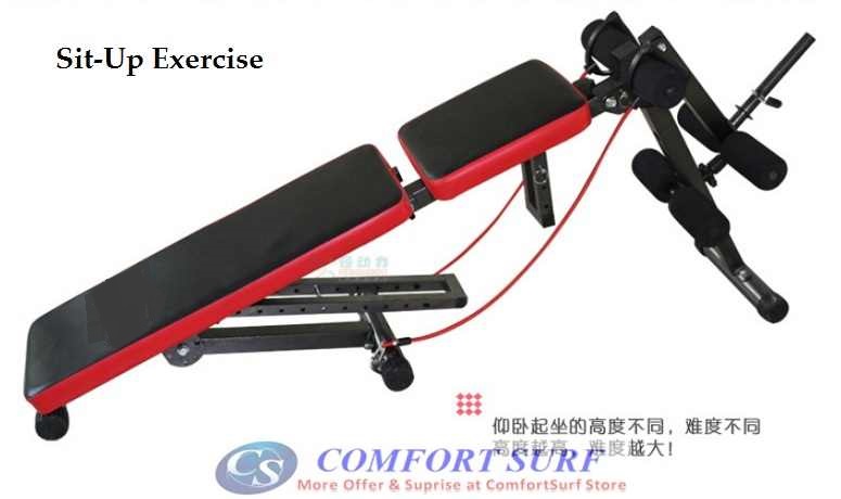 NEW Professional Multifunction ABS Six Pack Care Gym AB Fitness Sit Up Dumbbell Bench Chair