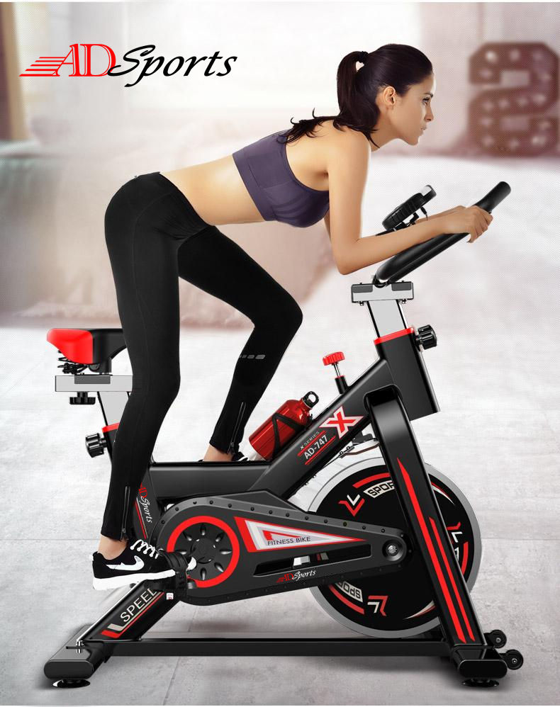 AD Sports AD-747 Luxury Top Home Gym / Fitness Quality Swing Spinning Exercise Bike / Cycling Bike Equipment