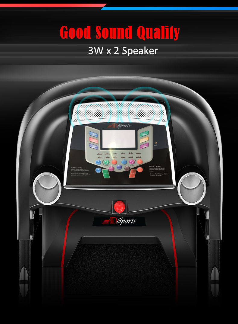 4.0HP ADSports AD928 Motorize Electric Treadmill Manual/Auto Electric Incline Decline 59CM Wide Running Platform With Auto Refueling System & 4 Ways Spring Shock Absorption Damping System