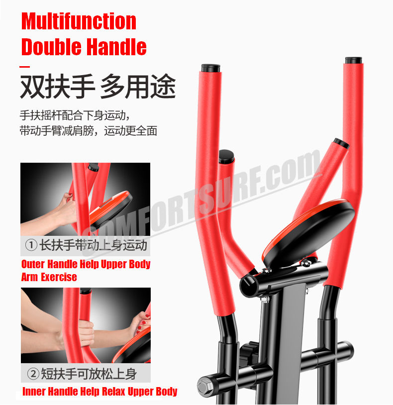 Elliptical Cross Trainer Cardio Exercise Bike Home Fitness Equipment Stepper Space Walk Body Workout