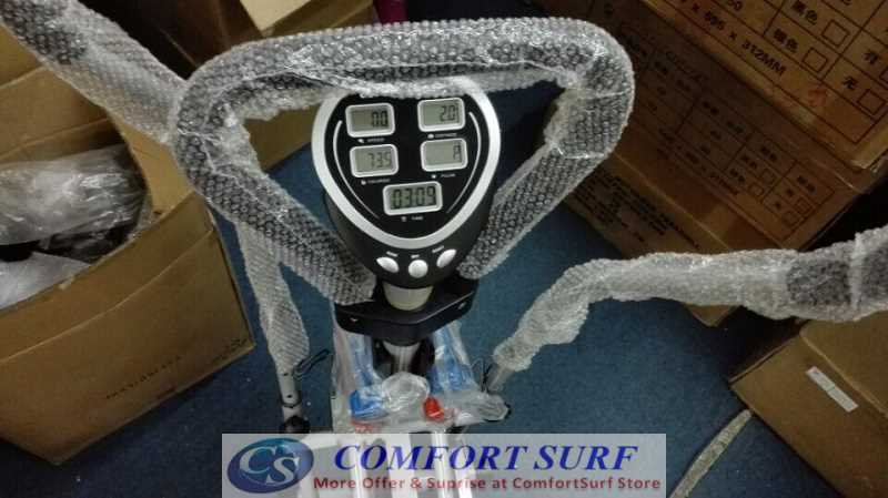 Multifunctional Orbitreck Air Elliptical Cross Trainer Twister Cardio & Fitness Body Workout With Twister / Fitness Dumbbells / Seat / LCD Display