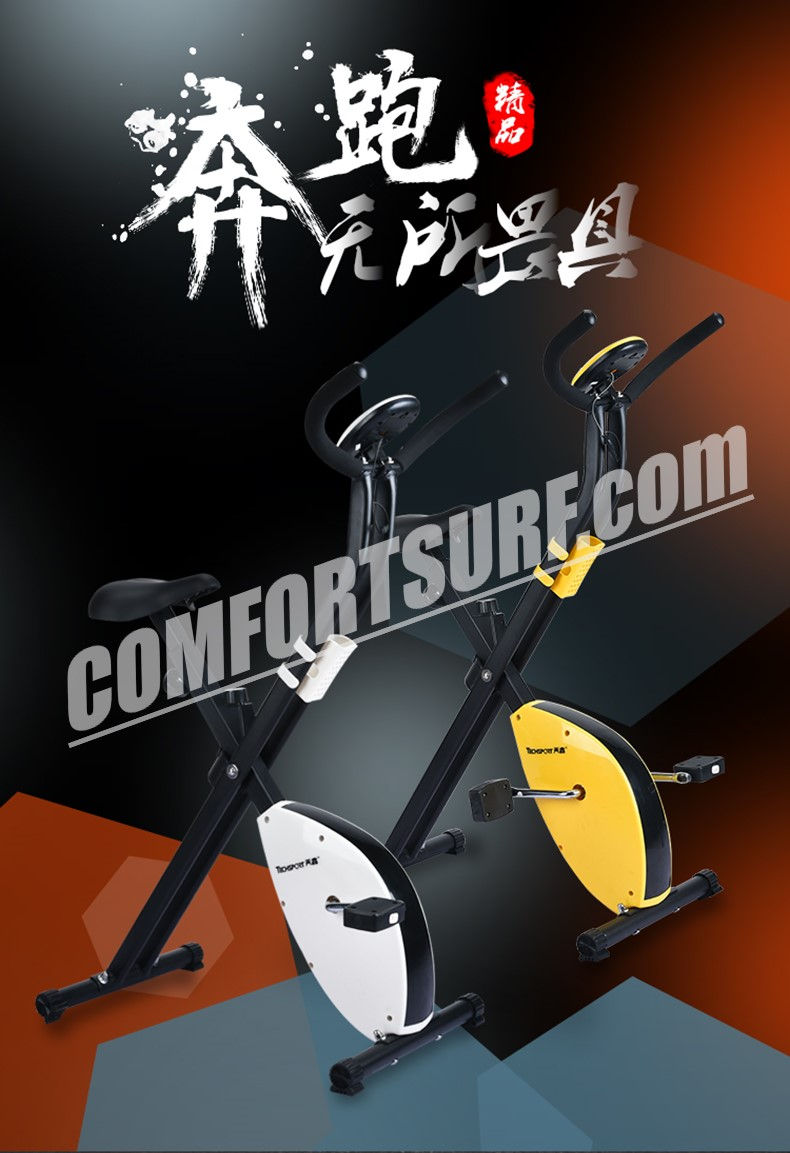Gym Fitness TechSport X Bike Foldable Sport Equipment Belt Exercise Bicycle Cycle Bike