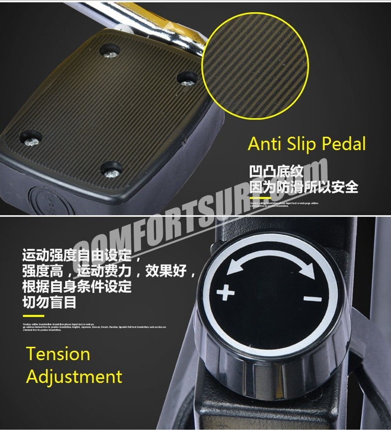 Gym Fitness TechSport X Bike Foldable Sport Equipment Belt Exercise Bicycle Cycle Bike