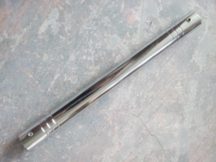 Dumbbell Extender Bar - Transform your dumbbell to Barbell - Quality Electroplating Chrome Extended Bar Mercerized Rod