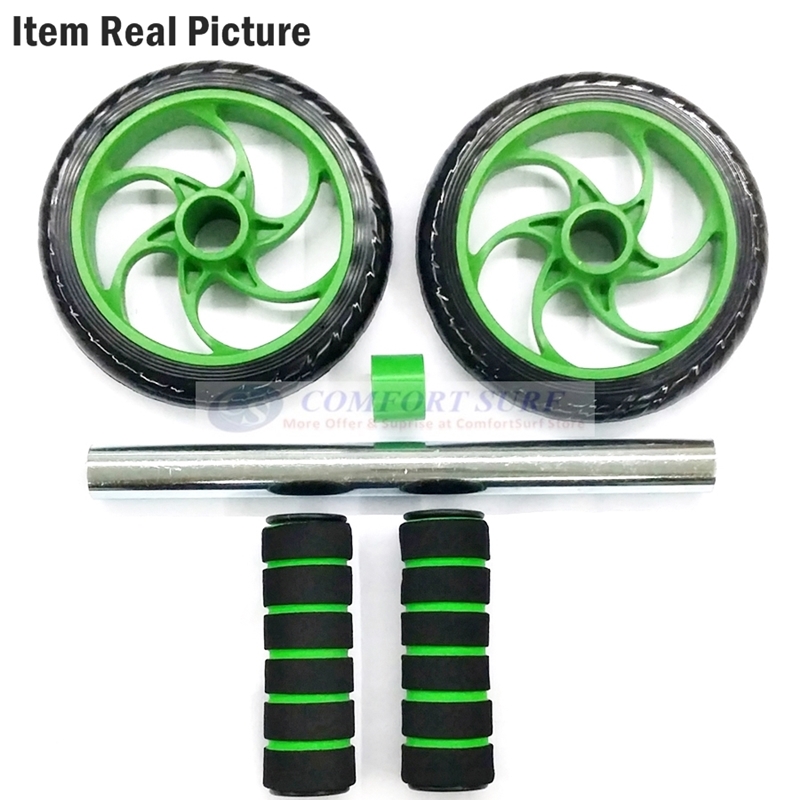Ab Wheel Double Gym Roller Total Body Revoflex Exercise