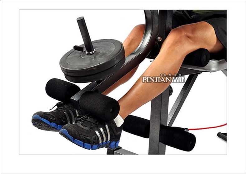 F1 Professional Multifunction Gym Fitness Sit Up Dumbbell FID Bicep Leg Curl Bench Chair