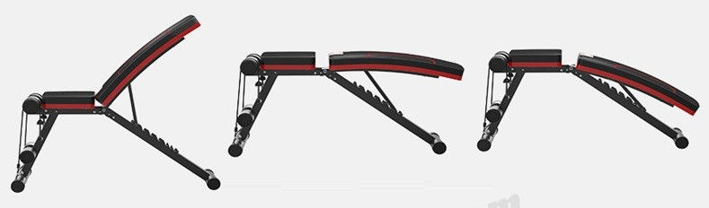 NMS Nomis Upgraded Version Gym Fitness Sit Up Dumbbell Weight Lifting 6 Pack Workout Bench Chair （FREE 3 GIFT)