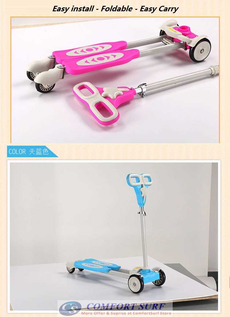 Quality Four Wheel Frog Scooter Skate Skateboard