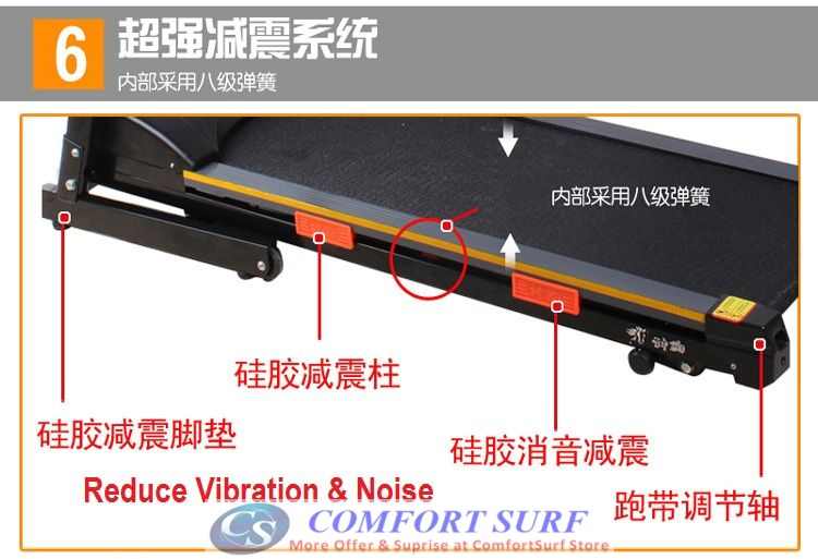 Genuine SuperHorse Multifunction Treadmill SH-358 3.5HP Home Fitness Gym Running Walking Equipment