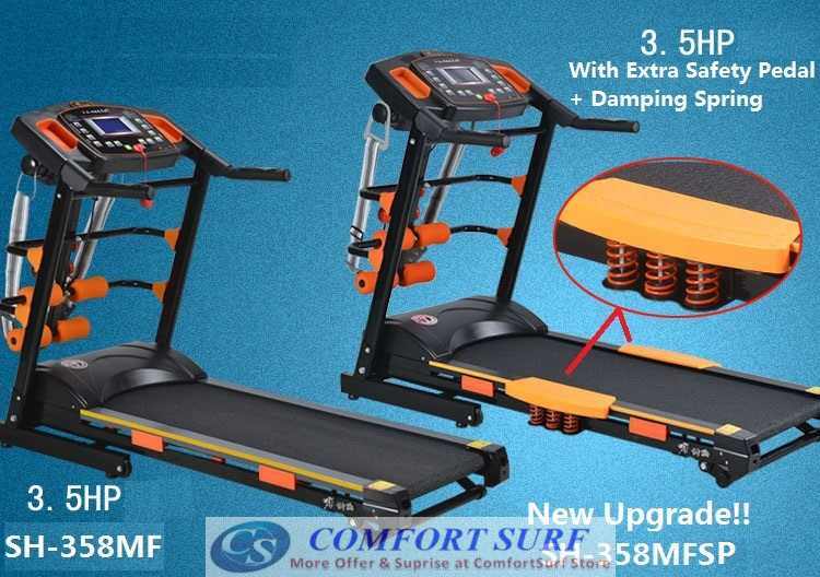 Genuine SuperHorse Multifunction Treadmill SH-358 3.5HP Home Fitness Gym Running Walking Equipment