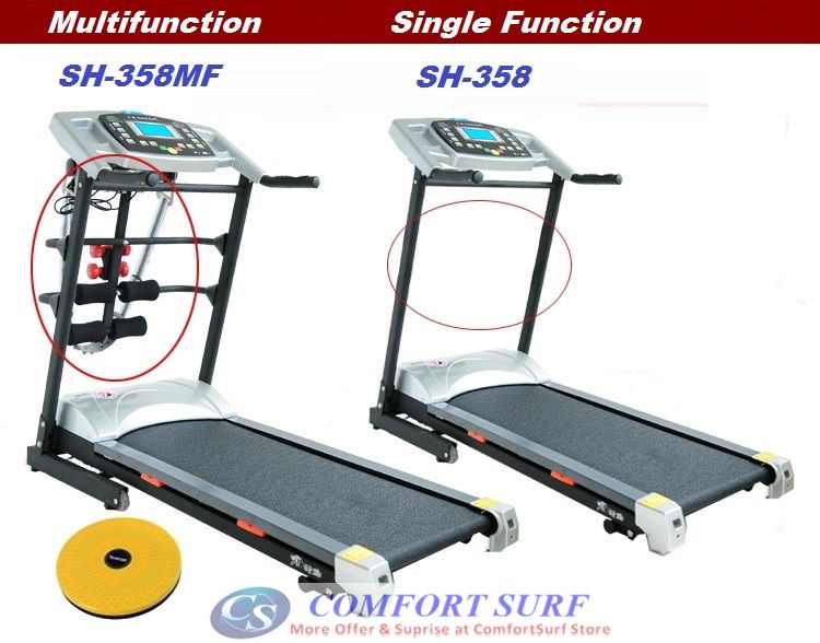 Genuine SuperHorse Multifunction Treadmill SH-358 3.5HP Home Fitness Gym Running Walking Equipment