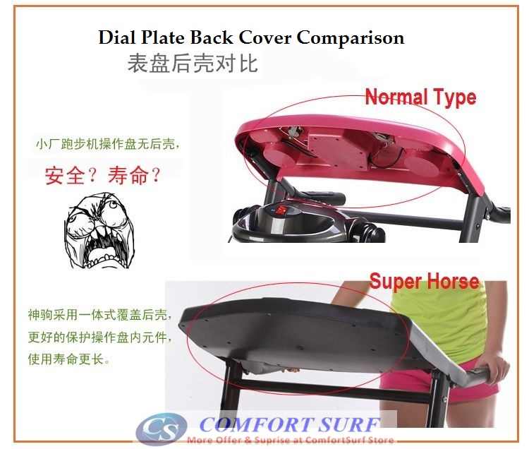 Genuine SuperHorse Multifunction Treadmill SH-358 3.5HP Home Fitness Gym Running Walking Equipment