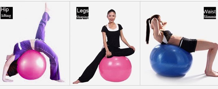 High Quality Burst Resistance Yoga Ball Gym Fitness Exercise