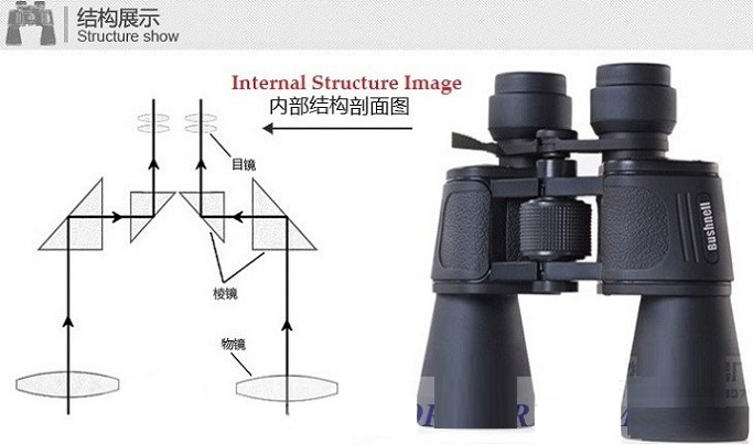 Bushnell Binocular 10-180x100 HD High-Powered Magnification Night Vision Zoom