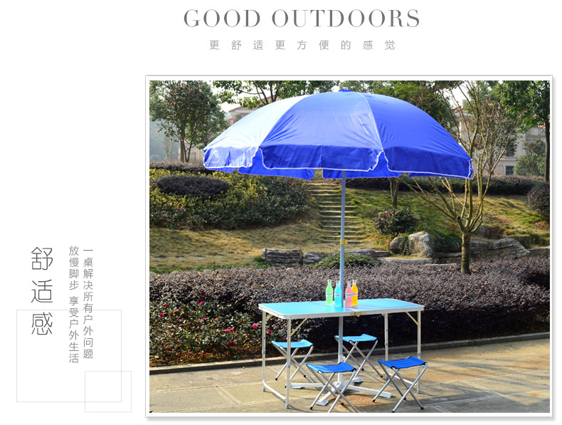 New Portable Foldable Aluminium Table Camping Outdoor Booth Picnic 120 x60cm