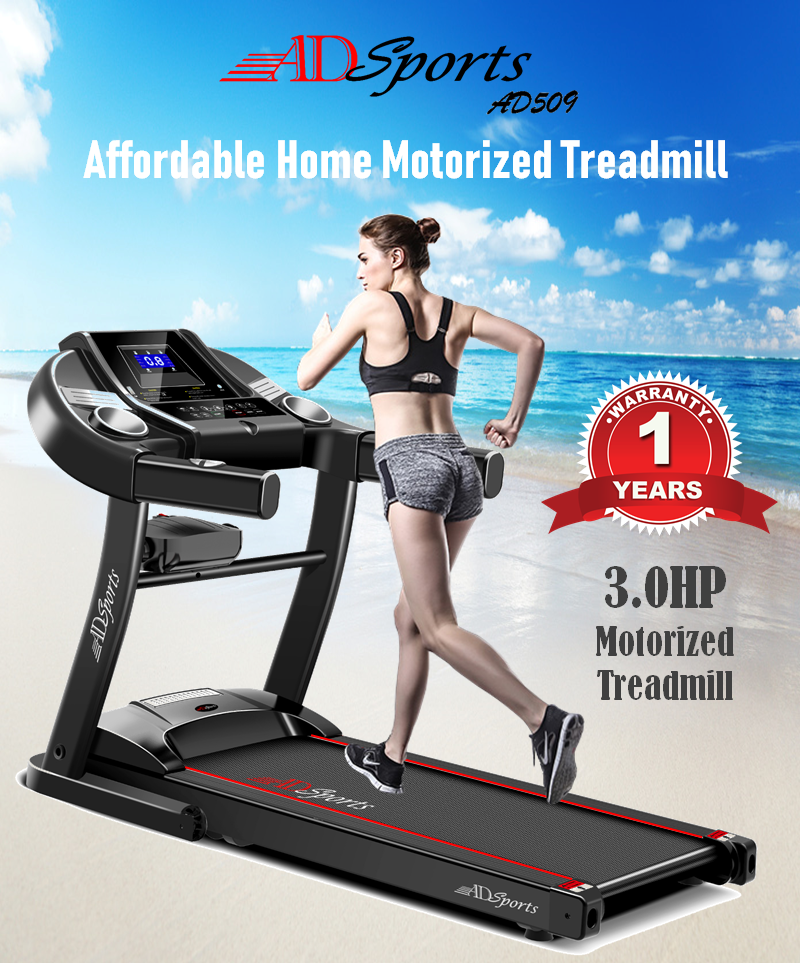 ADSports AD509 Electric Motorized Treadmill